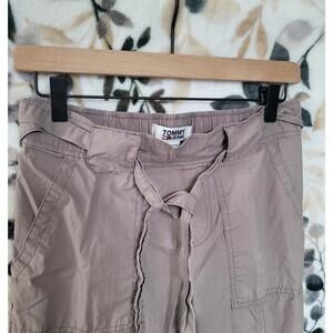 Women's Tommy Hilfiger high rise khaki jogger pants